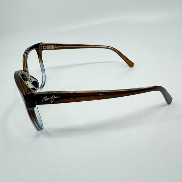 Maui Jim Italy Olu Olu MJ537-01F 57-17-140 Brown/Blue Sunglasses Frame H10800 - Picture 2 of 7